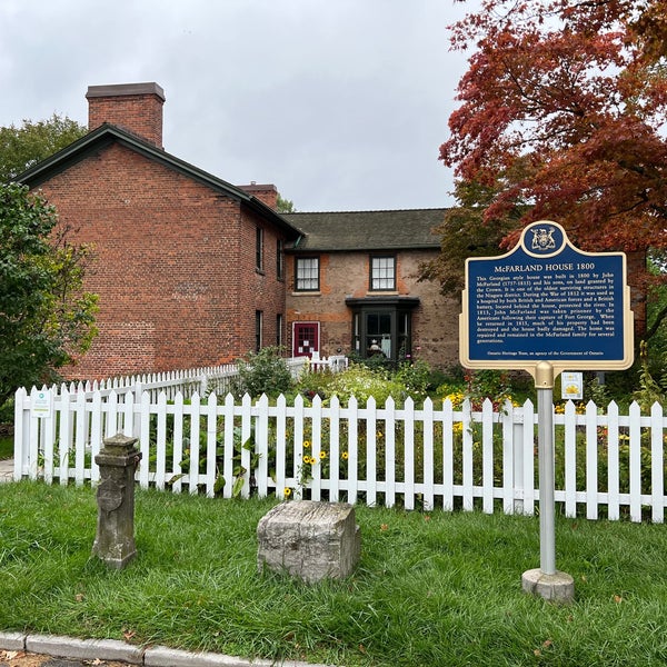 McFarland House with sign